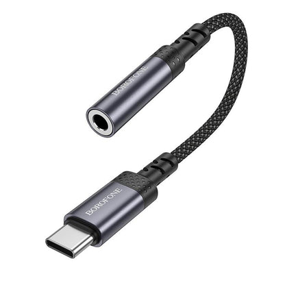 USB-C audio adapter - 3.5mm Borofone BV24, Siva