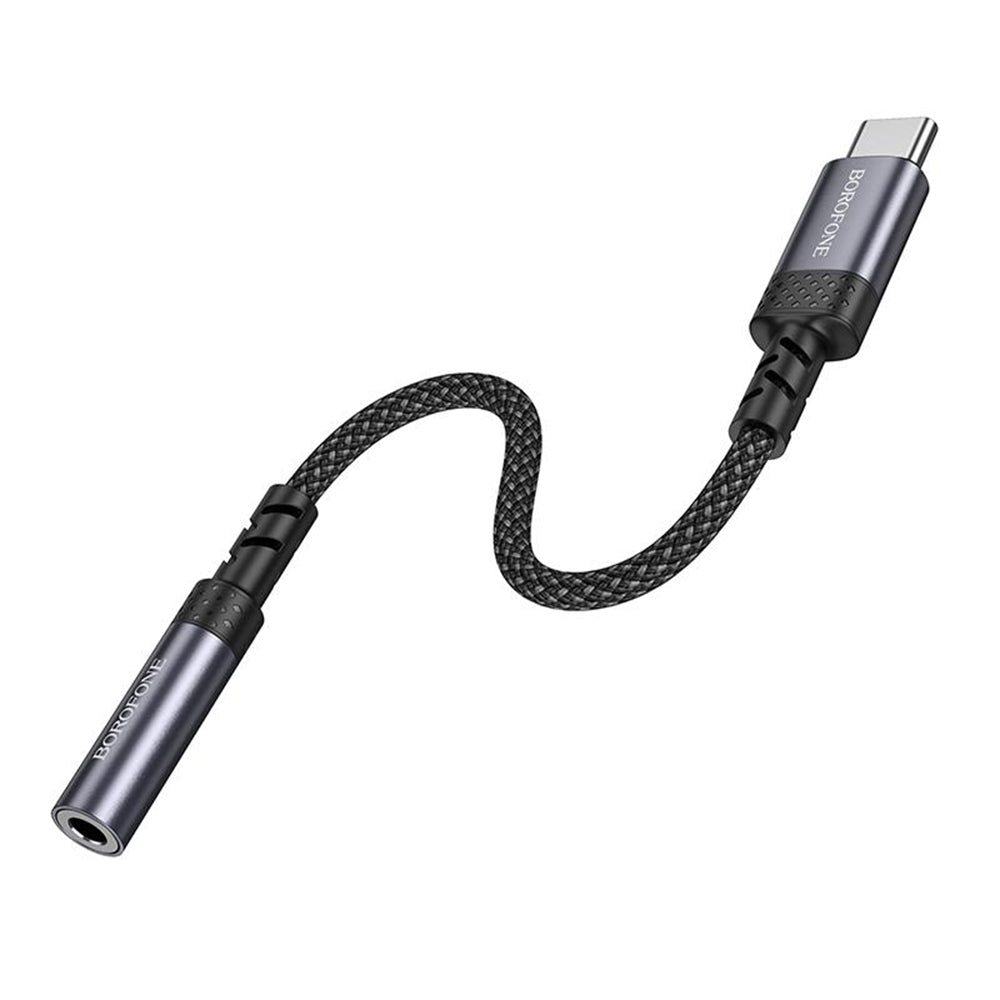 USB-C audio adapter - 3.5mm Borofone BV24, Siva
