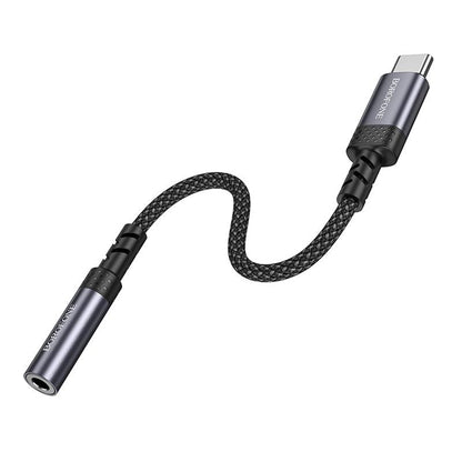 USB-C audio adapter - 3.5mm Borofone BV24, Siva