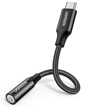 Audio Adapter USB-C - 3.5mm UGREEN AV142, Crni