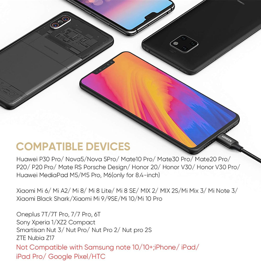 Audio Adapter USB-C - 3.5mm UGREEN AV142, Crni