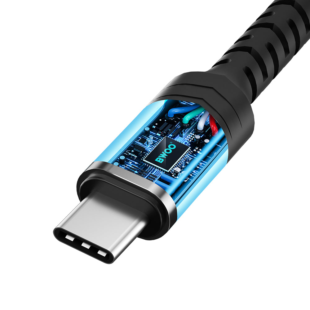 Audio adapter USB-C - 3.5mm BWOO BZ47, Crni