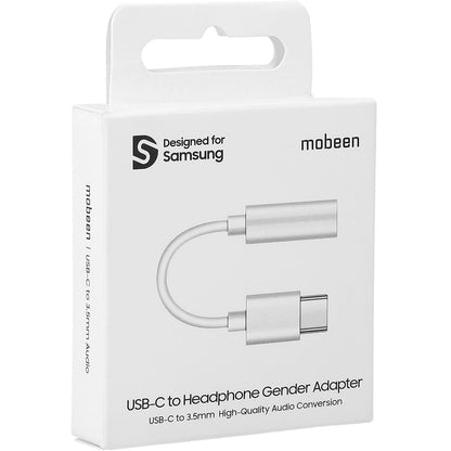 Audio adapter USB-C - 3.5mm Mobeen by Samsung, Bijeli GP-TGU023AEAWW