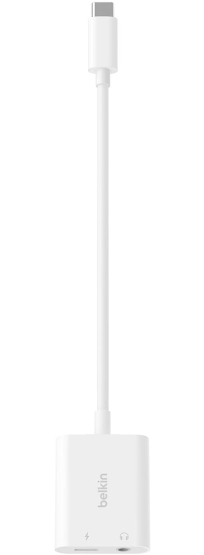 USB-C audio adapter - 3.5mm / USB-C Belkin RockStar, Crna NPA004btBK