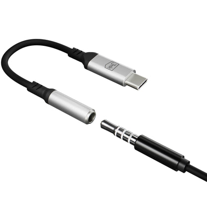 USB-C audio adapter - 3.5mm 3MK, Srebrni