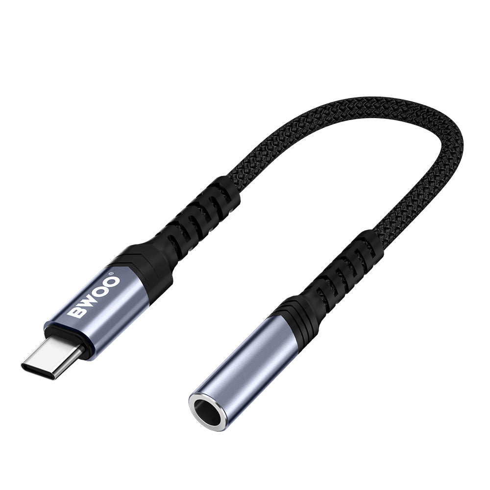 Audio adapter USB-C - 3.5mm BWOO BZ47, Crni