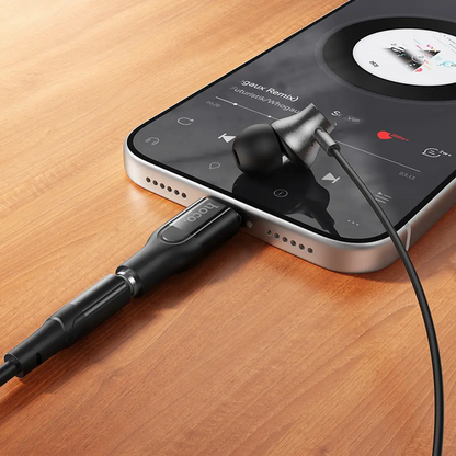 USB-C audio adapter - 3.5mm HOCO UPA35, Crna