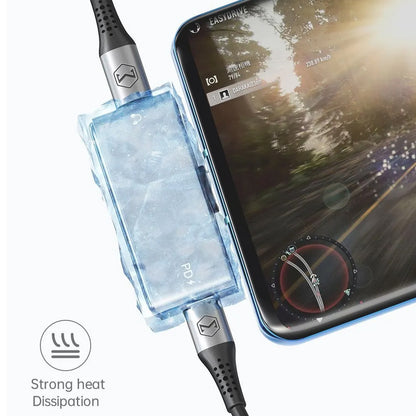 Audio adapter USB-C - USB-C / USB-C McDodo CA-7670, Crni