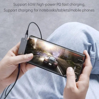 Audio adapter USB-C - USB-C / USB-C McDodo CA-7670, Crni