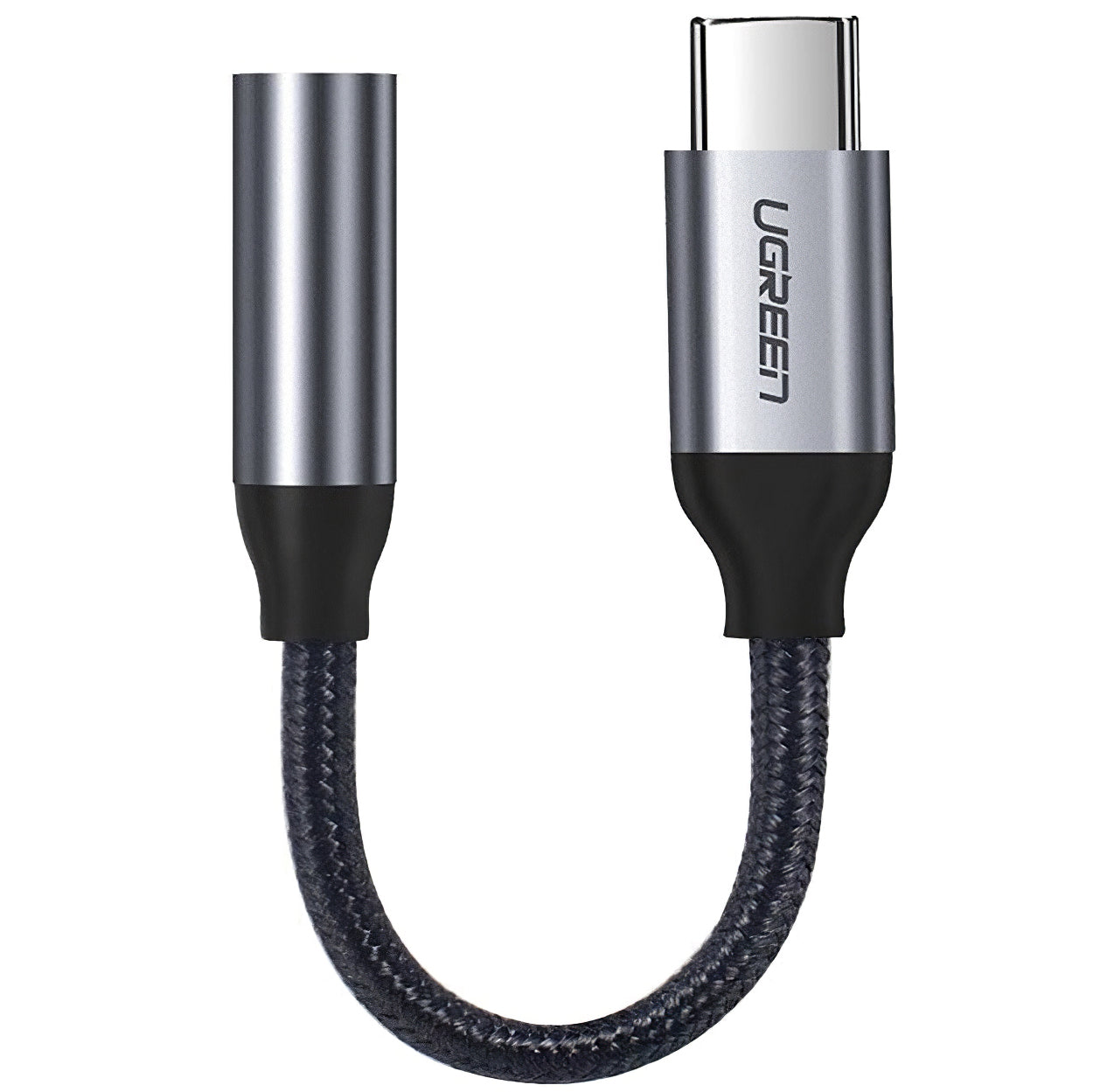 Audio adapter USB-C - 3.5mm UGREEN AV142, Sivi