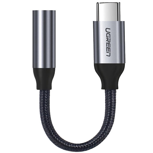 Audio adapter USB-C - 3.5mm UGREEN AV142, Sivi