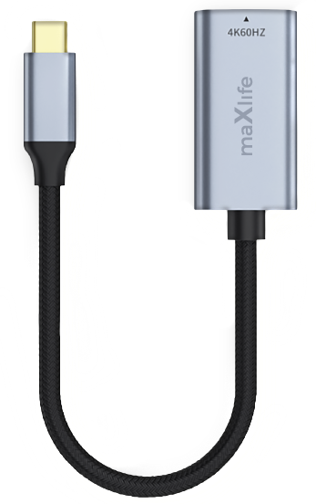 Audio i Video Adapter USB-C - HDMI MaXlife MXHC-01, Sivi