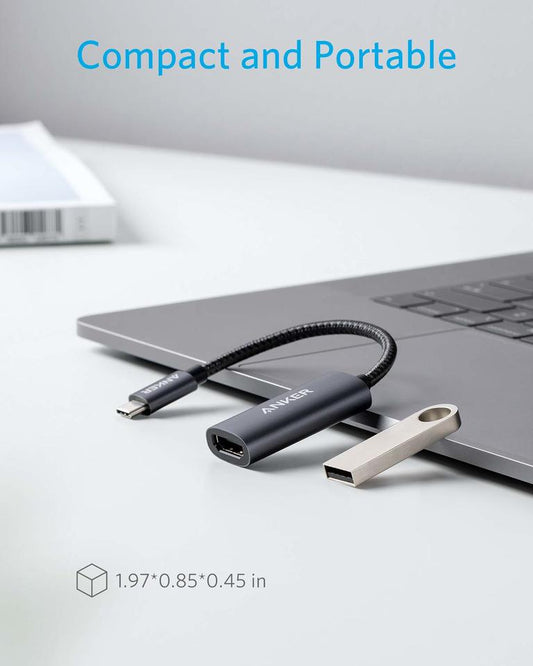 Audio i Video Adapter USB-C - HDMI Anker 310, Sivi A83120A2