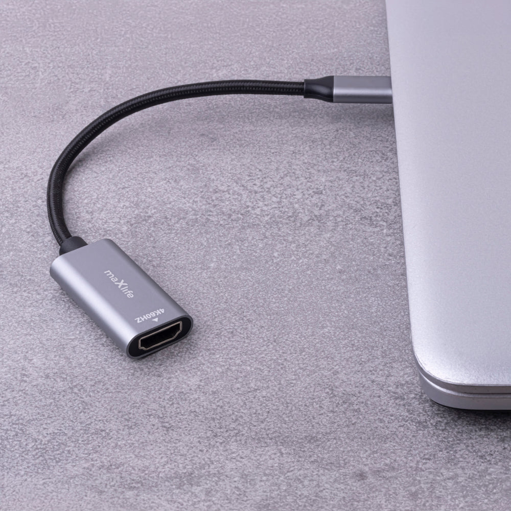 Audio i Video Adapter USB-C - HDMI MaXlife MXHC-01, Sivi