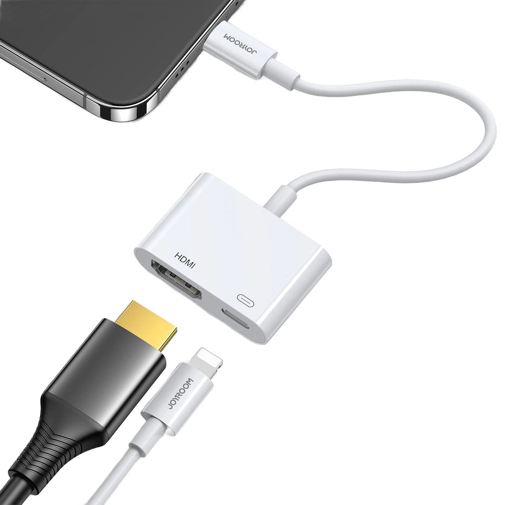 Audio i Video Adapter Lightning - HDMI / Lightning Joyroom S-H141, Bijeli