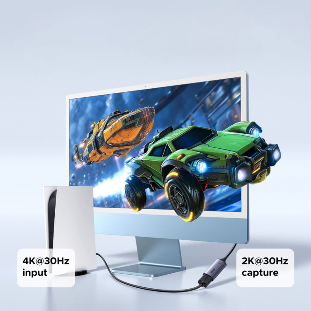 Audio i Video Adapter USB-A / USB-C - HDMI UGREEN CM629 (15389), Sivi