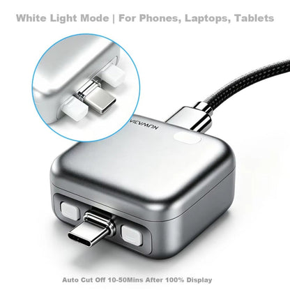 Auto Adapter Disconnect USB-C Forward KH-51 za Napajanje s Automatskim Isključivanjem i Zaštitom Baterije, Srebrni