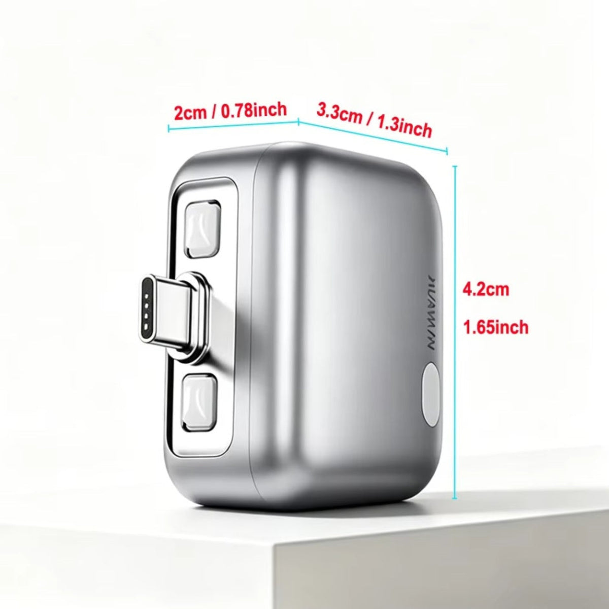Auto Adapter Disconnect USB-C Forward KH-51 za Napajanje s Automatskim Isključivanjem i Zaštitom Baterije, Srebrni