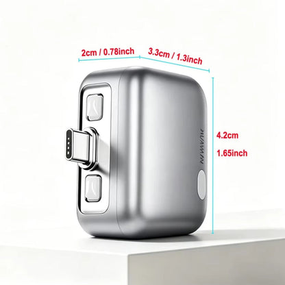 Auto Adapter Disconnect USB-C Forward KH-51 za Napajanje s Automatskim Isključivanjem i Zaštitom Baterije, Srebrni