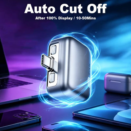 Auto Adapter Disconnect USB-C Forward KH-51 za Napajanje s Automatskim Isključivanjem i Zaštitom Baterije, Srebrni