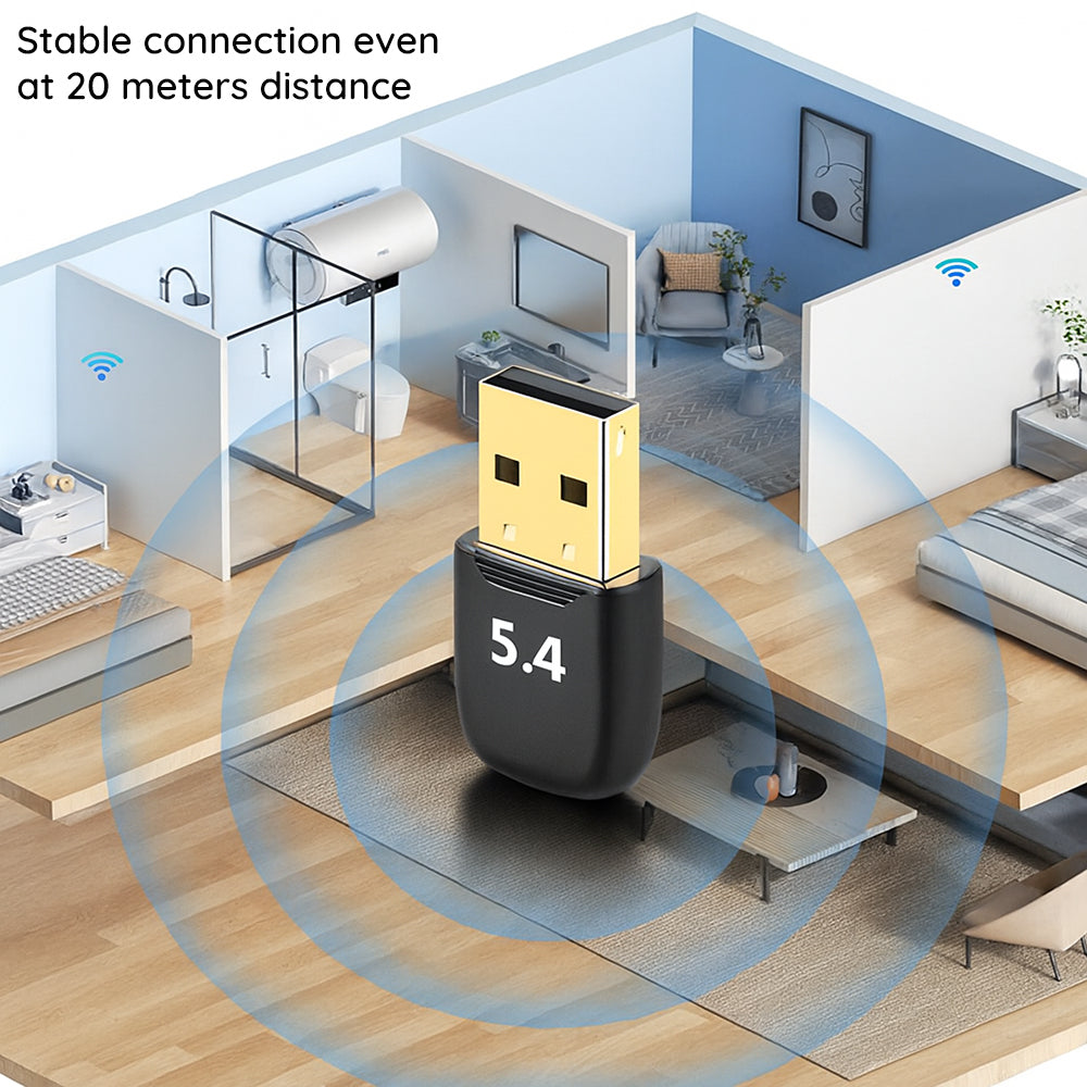 Bluetooth USB adapter Techsuit BlueJet A20, Crni
