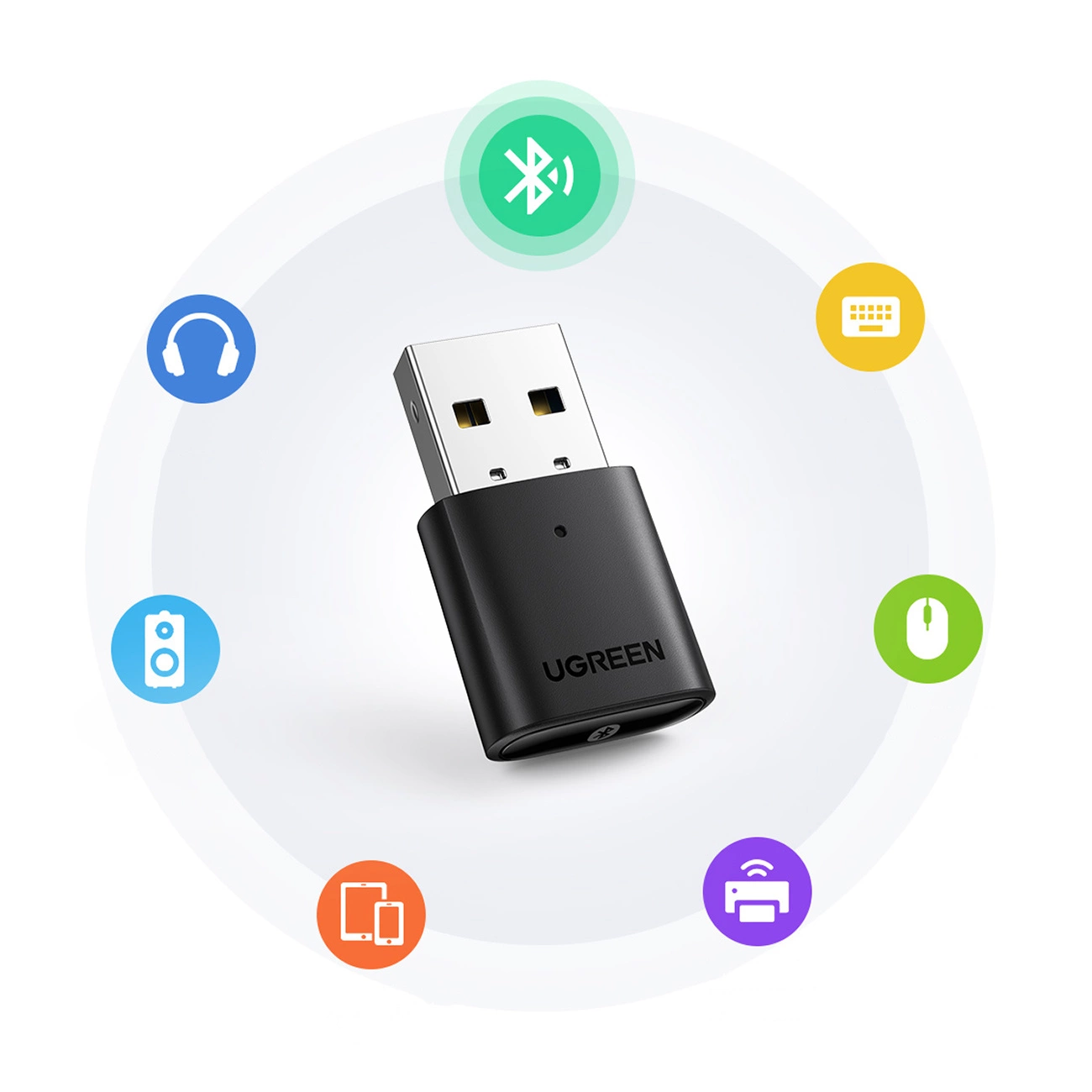 USB Bluetooth adapter UGREEN CM390 (80889) Nova verzija, Crna