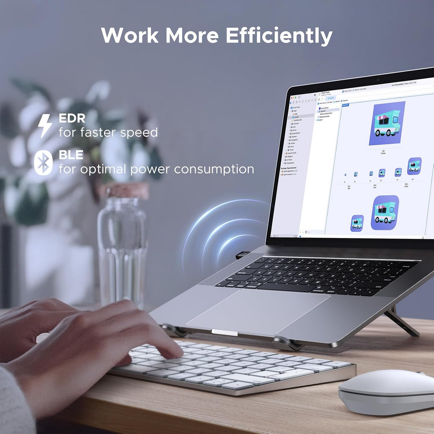 Bluetooth USB adapter UGREEN CM748 (75073), Crni