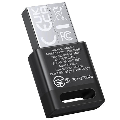 Bluetooth USB adapter UGREEN CM591 (35995), Crni