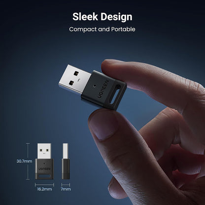 Bluetooth USB adapter UGREEN CM591 (35995), Crni