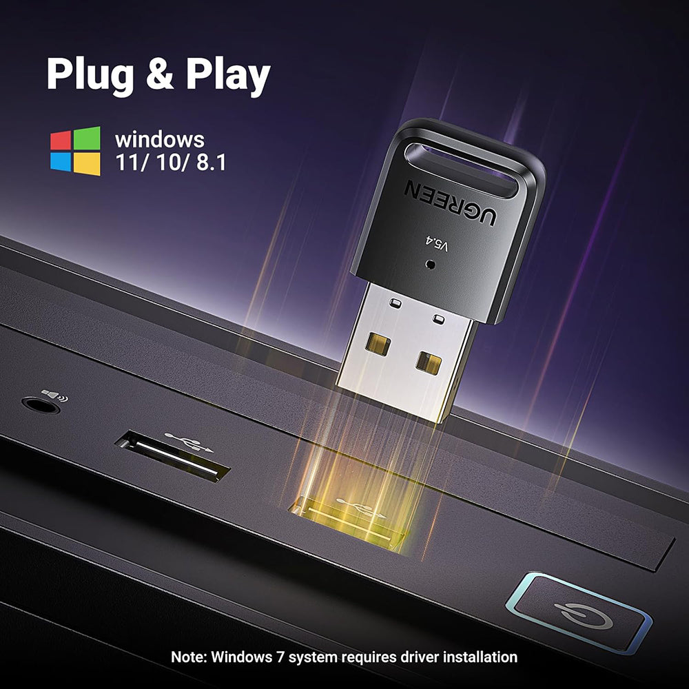 Bluetooth USB adapter UGREEN CM748 (35058), Crni