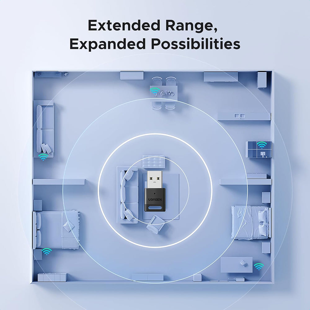 Bluetooth USB adapter UGREEN CM748 (45134), Crni
