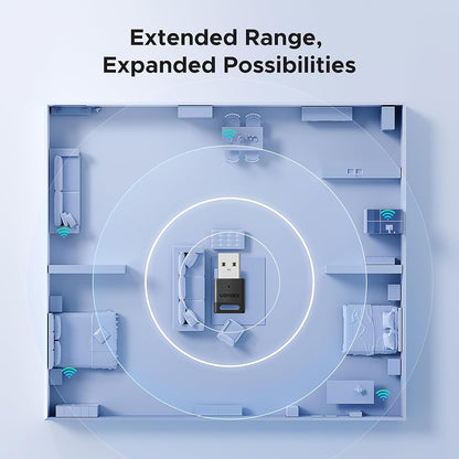 Bluetooth USB adapter UGREEN CM748 (45134), Crni