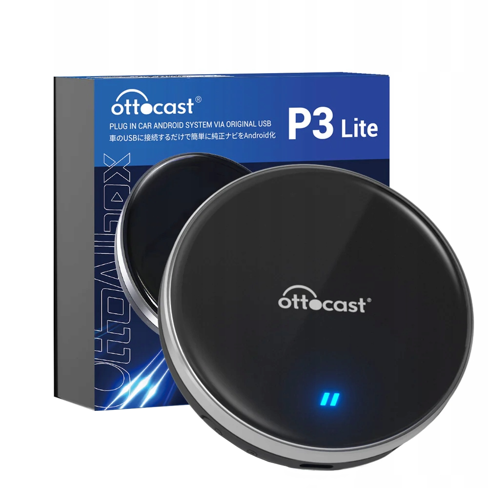 Adaptor Carplay / Android Auto Wireless Ottocast OttoAibox P3 Lite za Apple iPhone / Android seriju
