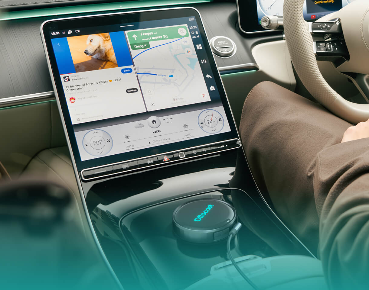 Bežični adapter Carplay / Android Auto Ottocast OttoAibox P3 Pro za Apple iPhone / Android Series PCS61-T