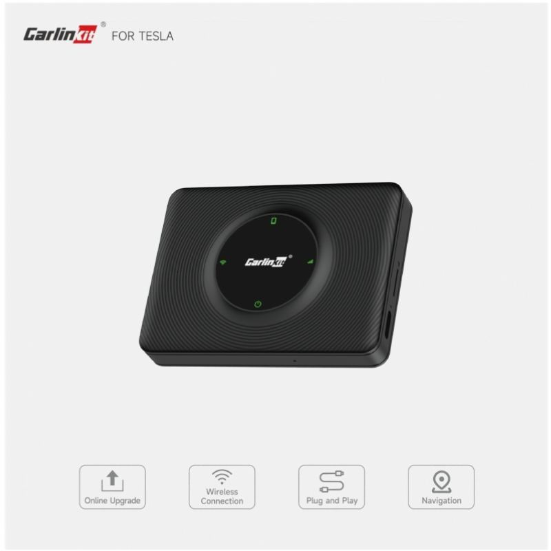 Bežični Carplay / Android Auto adapter Carlinkit kompatibilan s Tesla Model 3 / X / Y / S za Apple iPhone / Android Series CPC200-T2C