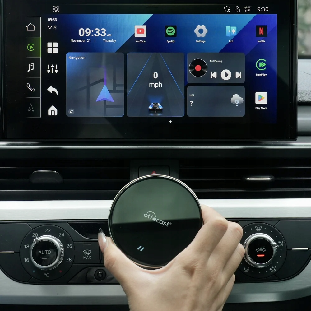 Adaptor Carplay / Android Auto Wireless Ottocast OttoAibox P3 Lite za Apple iPhone / Android seriju