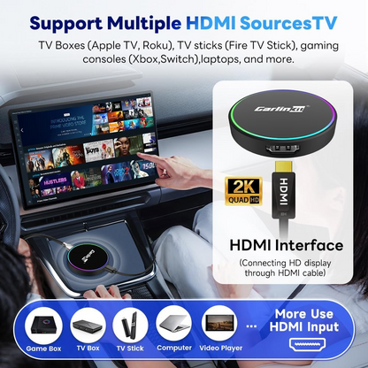 Adaptor Carplay / Android Auto Wireless Carlinkit HD2CP Pro za Apple iPhone / Android seriju