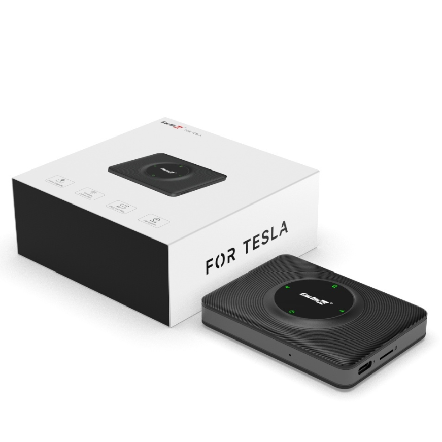 Bežični Carplay / Android Auto adapter Carlinkit kompatibilan s Tesla Model 3 / X / Y / S za Apple iPhone / Android Series CPC200-T2C