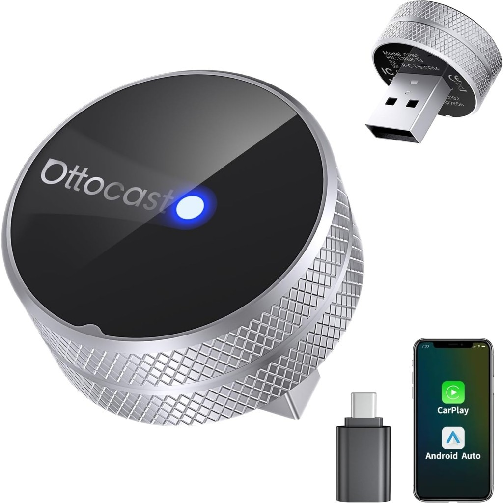 Bežični adapter Carplay / Android Auto Ottocast Mini Slim Tube za Apple iPhone / Android Series CP88-T4