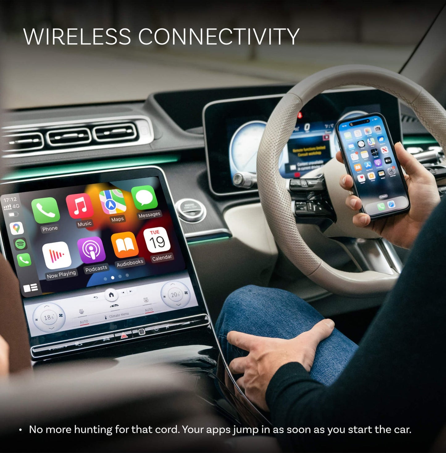 Bežični adapter Carplay / Android Auto Ottocast Mini Pico Style B za Apple iPhone / Android Series CA525-T3