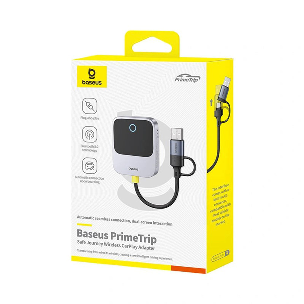 Bežični Carplay adapter Baseus PrimeTrip za Apple iPhone seriju, Ponovno zapakiran C10745100813-00