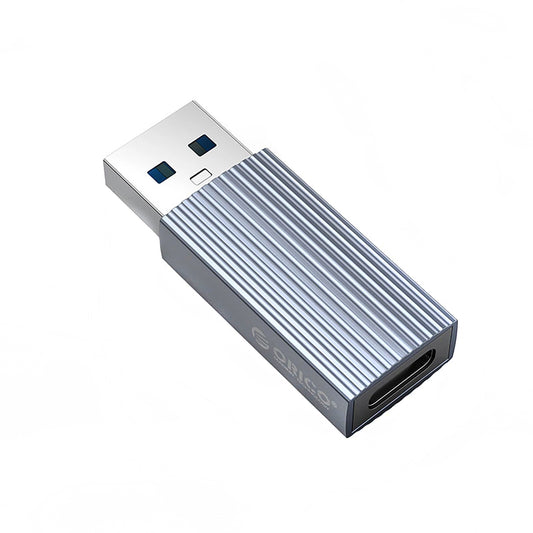 Adapter za podatke i punjenje USB-C - USB-A Orico AH-AC10, Sivi