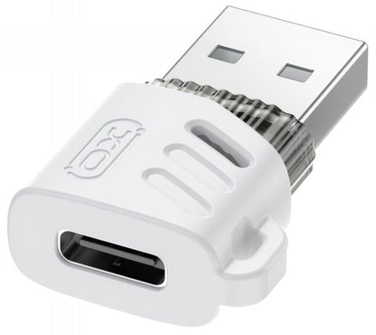 Adapter za podatke i punjenje USB-C - USB-A XO Design NB256D, Bijeli