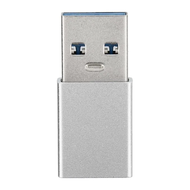 USB-C - USB-A Blue Star adapter za prijenos podataka i punjenje, bijeli