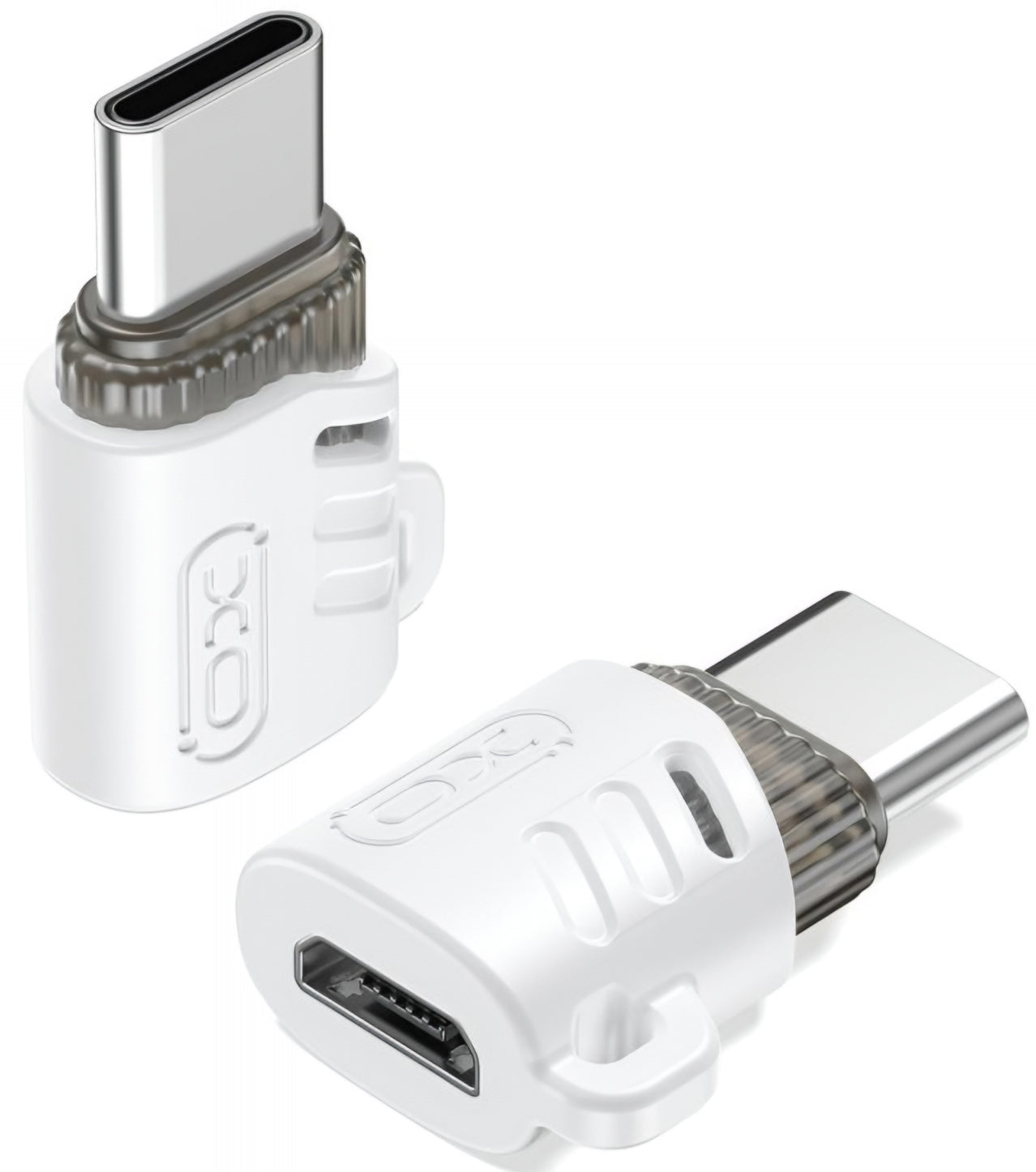 Adapter za podatke i punjenje microUSB - USB-C XO Design NB256G, Bijeli
