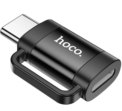 Adapter za podatke i punjenje Lightning - USB-C HOCO UA31E, Crni