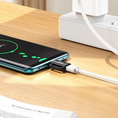 Adapter za podatke i punjenje Lightning - USB-C HOCO UA31E, Crni