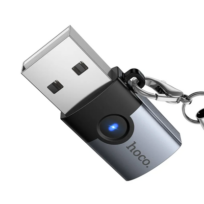 USB-C - USB-A HOCO UA46B adapter za prijenos podataka i punjenje, siva
