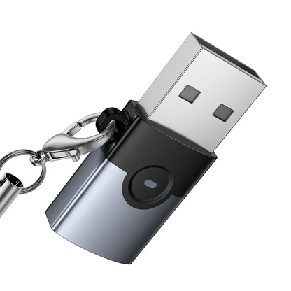 USB-C - USB-A HOCO UA46B adapter za prijenos podataka i punjenje, siva