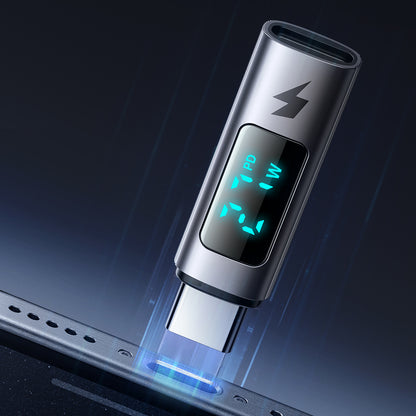 Adapter za podatke i punjenje Lightning - USB-C McDodo OT-5990 Wales Display, Crni